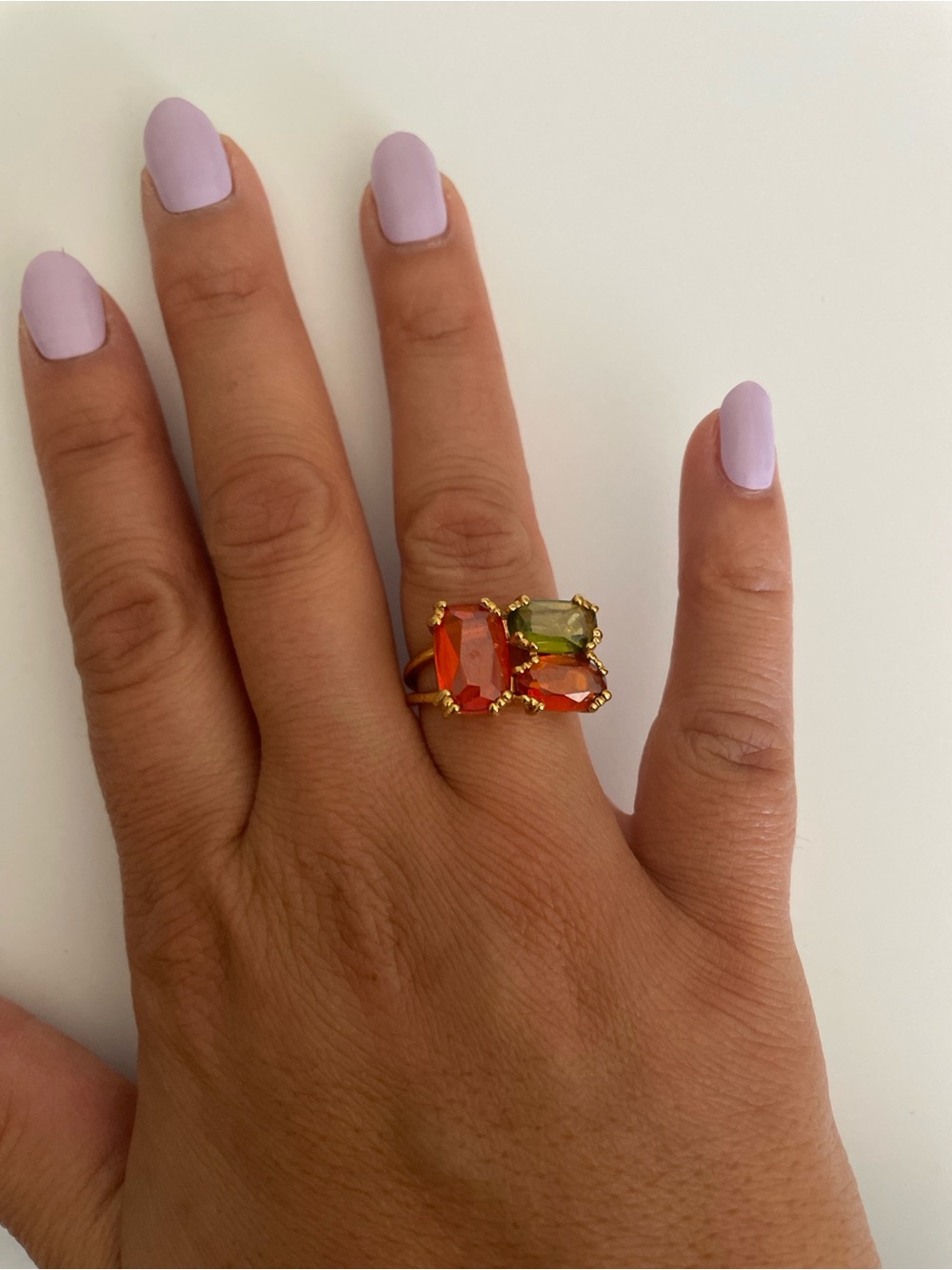 3 stoned ring
